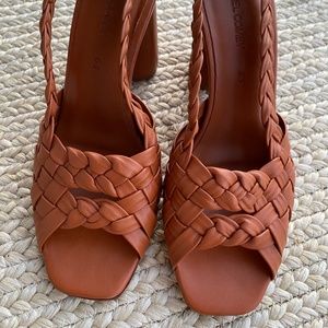 Rachel Comey Slingback Tan Woven Sandals